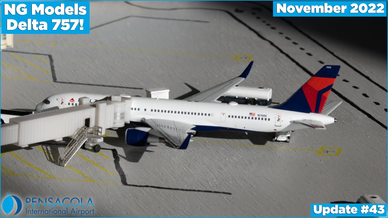 NG Models Delta 757! | Gemini Jets Pensacola International Airport update - November 2022