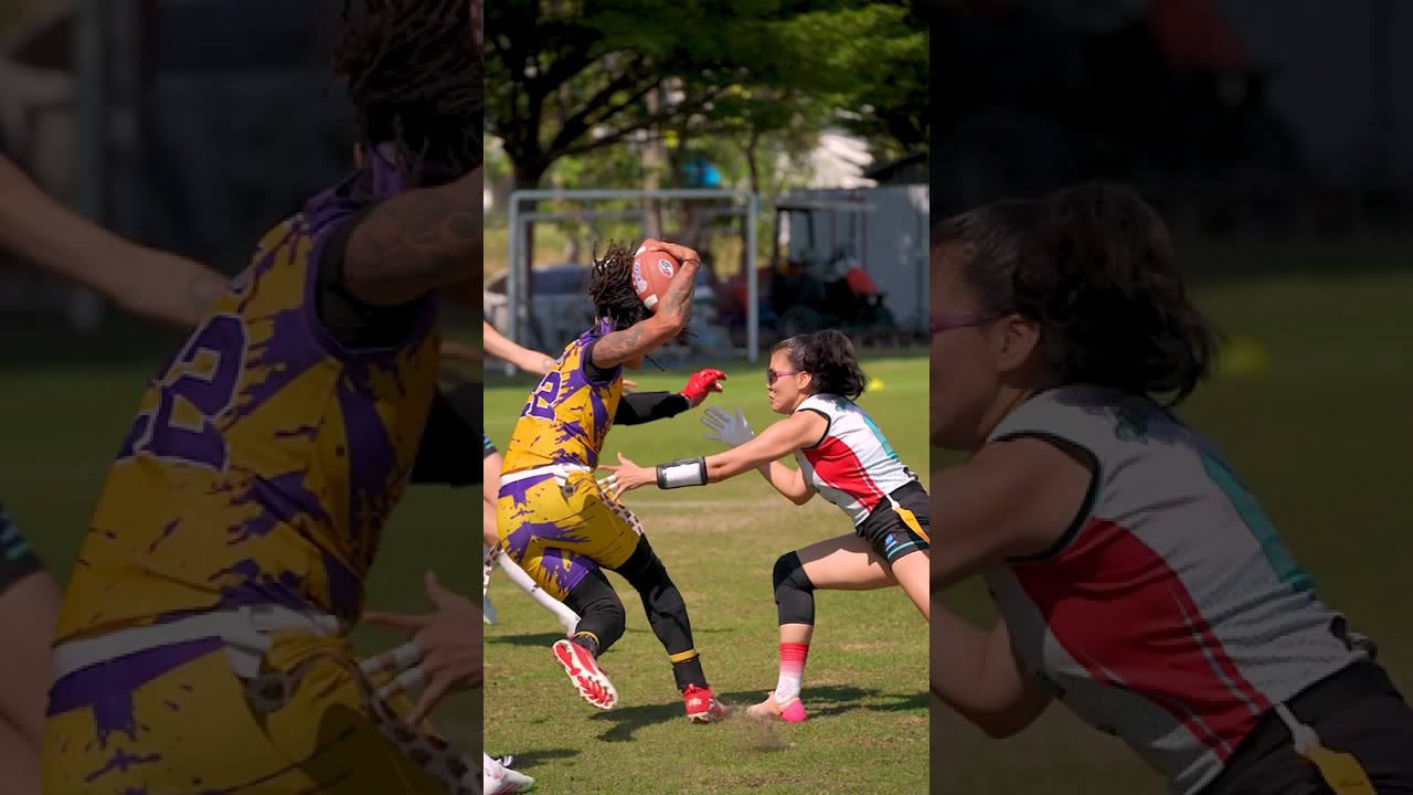#flagfootball Khatan Worriors (Mongolia American Football Association (MAFA)) VS Savage Ladies