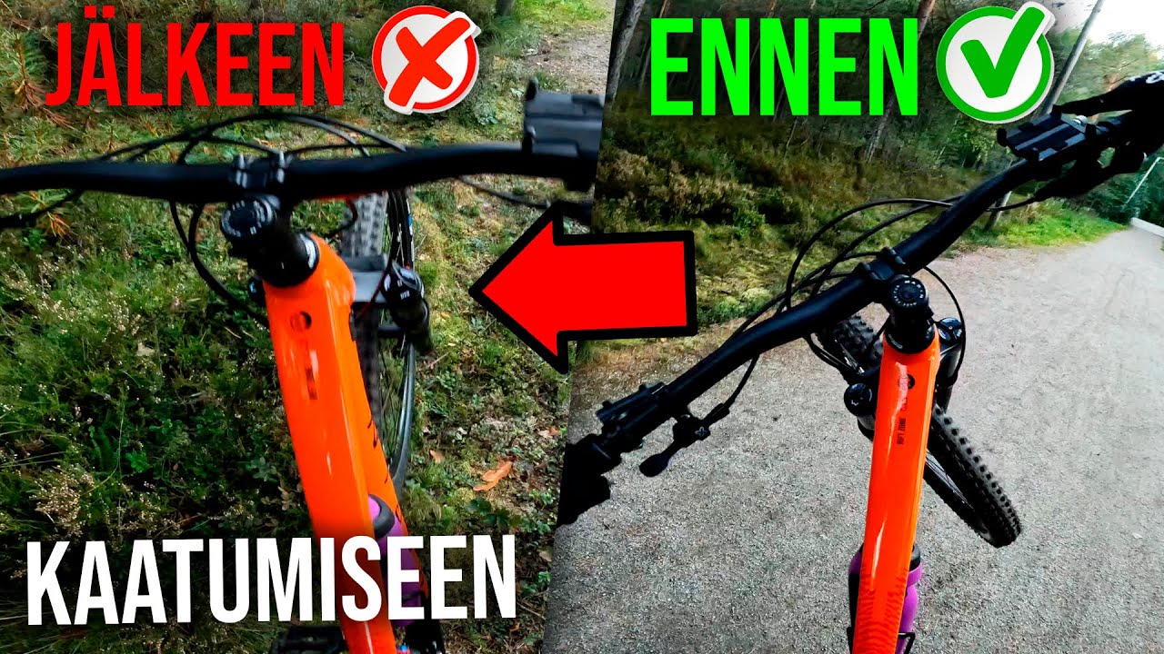 Opetellaan keulimaan maastopyörällä *Toivoton tapaus* 😂