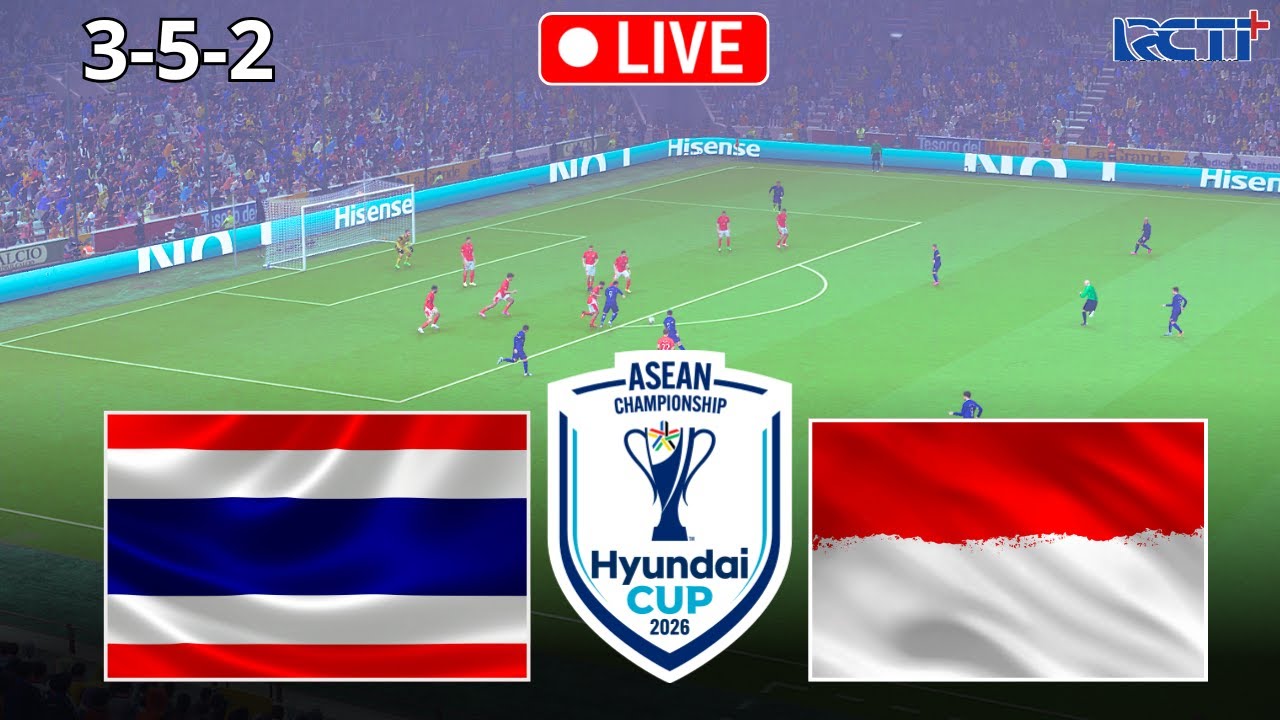 LIVE 🔴INDONESIA vs THAILAND Hari Ini | AFF Champions Hyundai Cup 2026 | Virtual Match