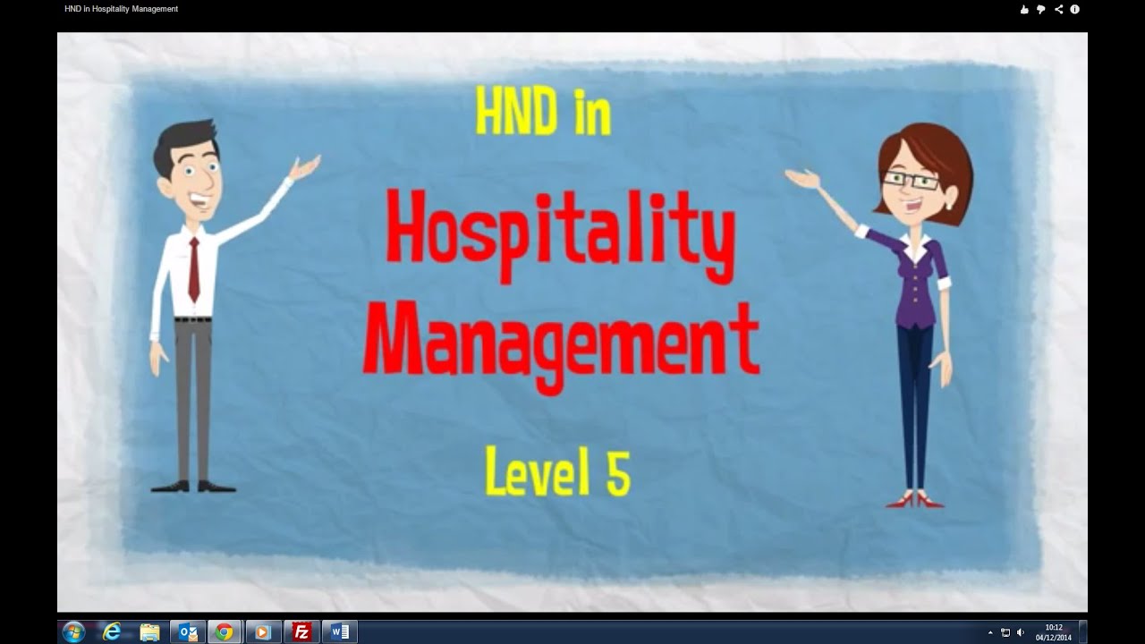 HND in Hospitality Management