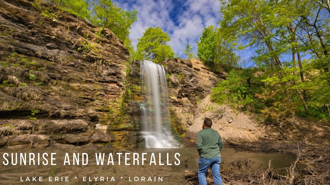 Northeast Ohio Morning || Lake Erie Sunrise + Elyria Falls + Black River Reservation Days Dam Falls