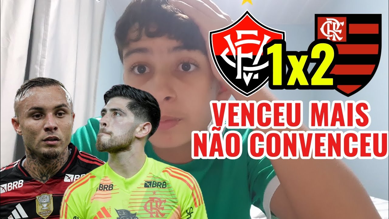 Pós-jogo Vitória 1x2 Flamengo - Flamengo vence mais futebol ainda fica devendo! Rossi salvou