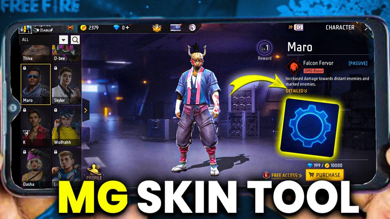 I Tried Free Fire MG Skin Tool After OB52 Update || 100% Working 🔥