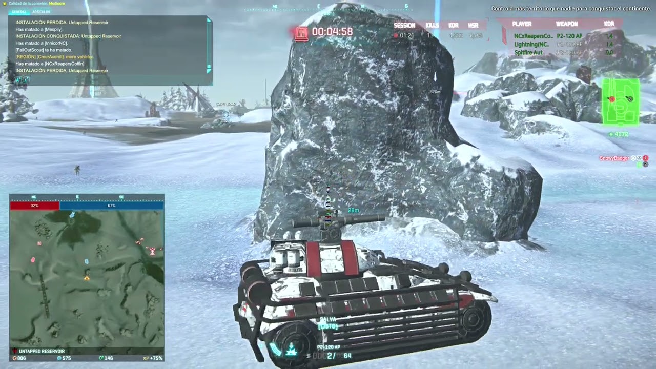 Planetside 2 Prowler vs Vanguard - Magrider 4