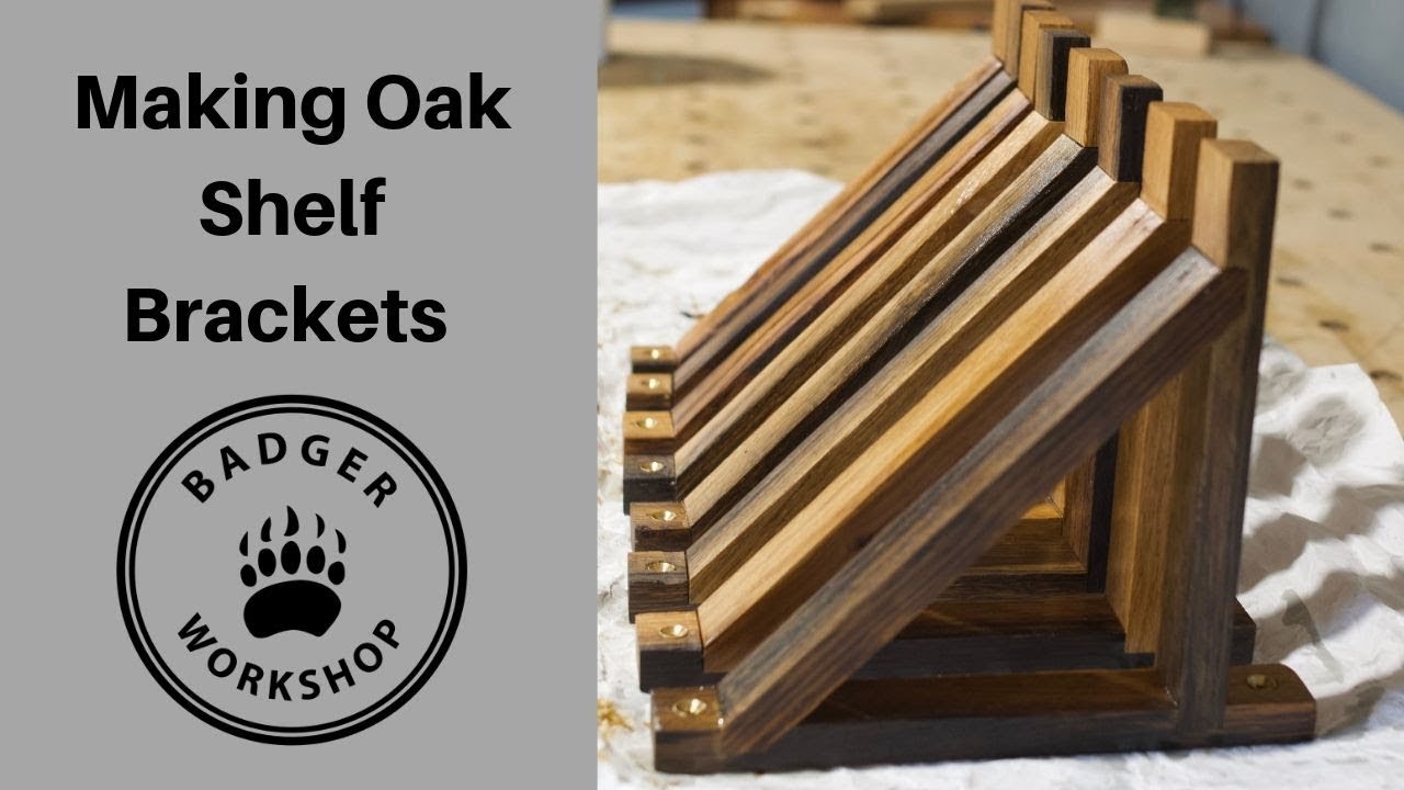 Oak Shelf Brackets