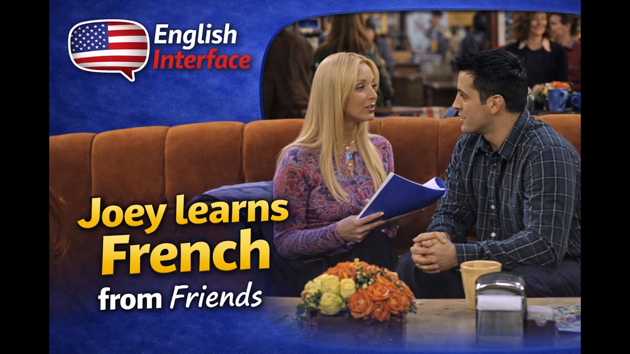 Learn American Expressions and Idioms - Joey learns French from Friends.