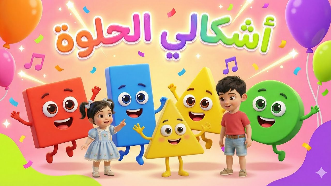 أغنية الأطفال أشكالي الحلوة مع وجد وليانا