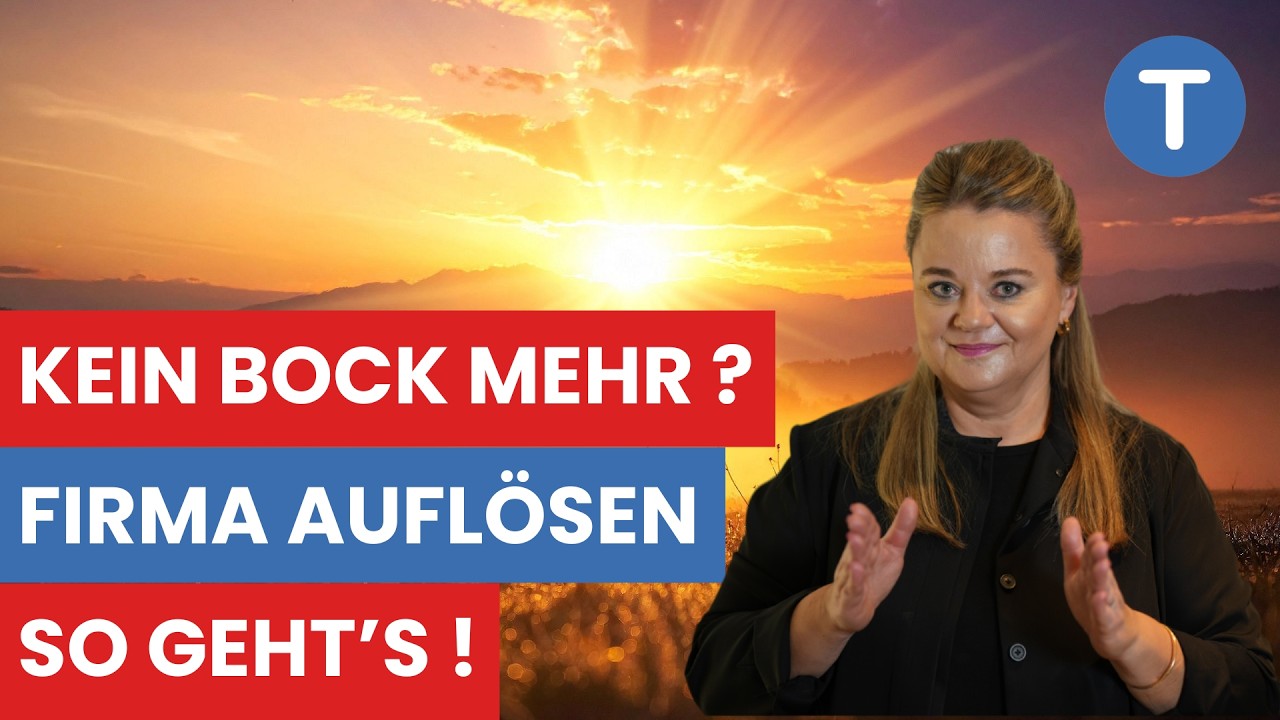 Firma aufl&ouml;sen: So geht's! 11 Dinge, die jeder wissen sollte!