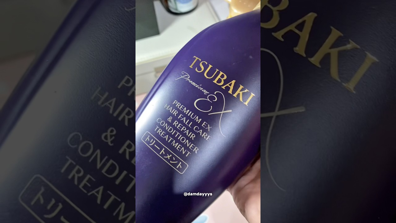 Unboxing Tsubaki Premium EX Hair Fall Care ❤️✨ #haircare #haircareroutine #haircareproducts