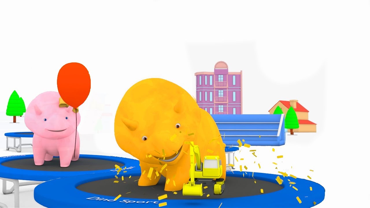 i Trimpolini - Impara con Dino il Dinosauro 👶 Cartone animato educativo per i bambini