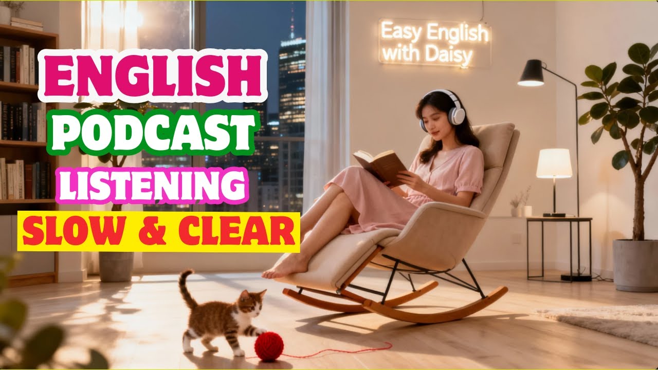 Slow and Clear English Podcasts to Listen l English Listening Practice A1,A2