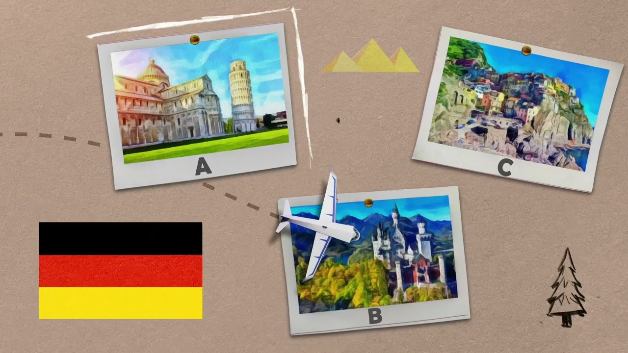 Landmark Challenge. Match the Flag with the Landmark
