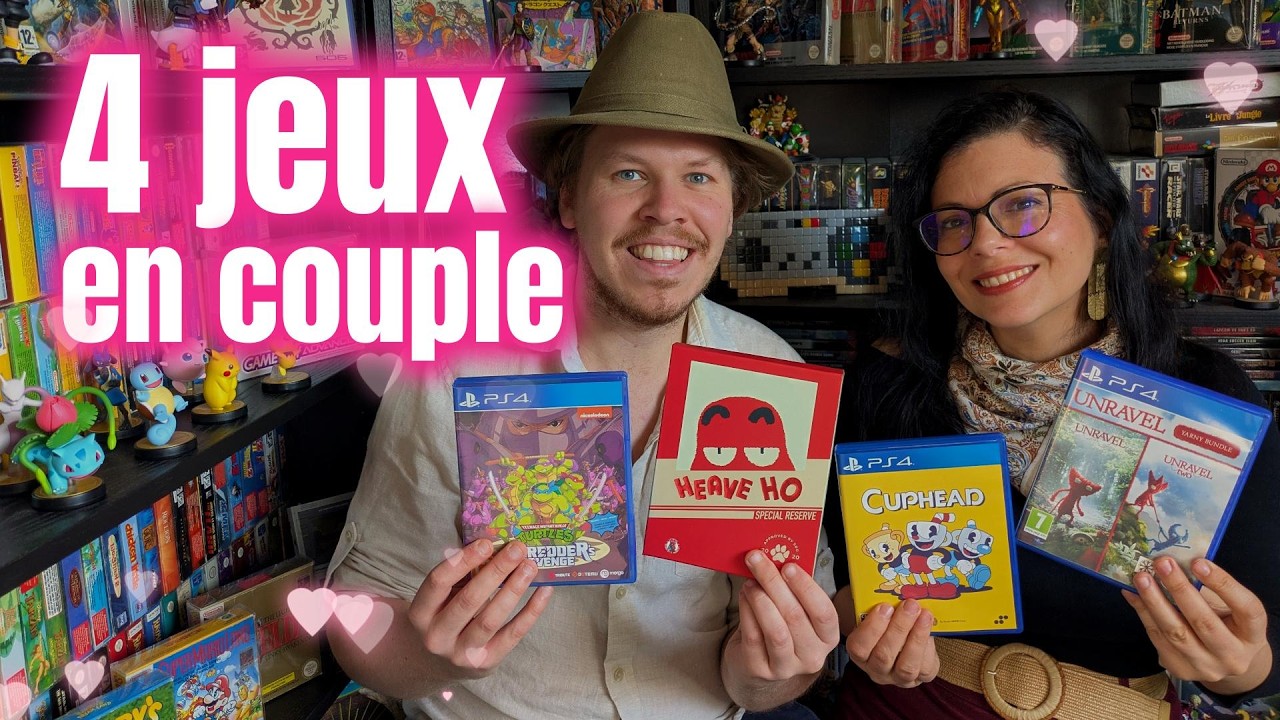 On vous présente 4 jeux coopératifs découverts en couple sur PS4 / Switch !