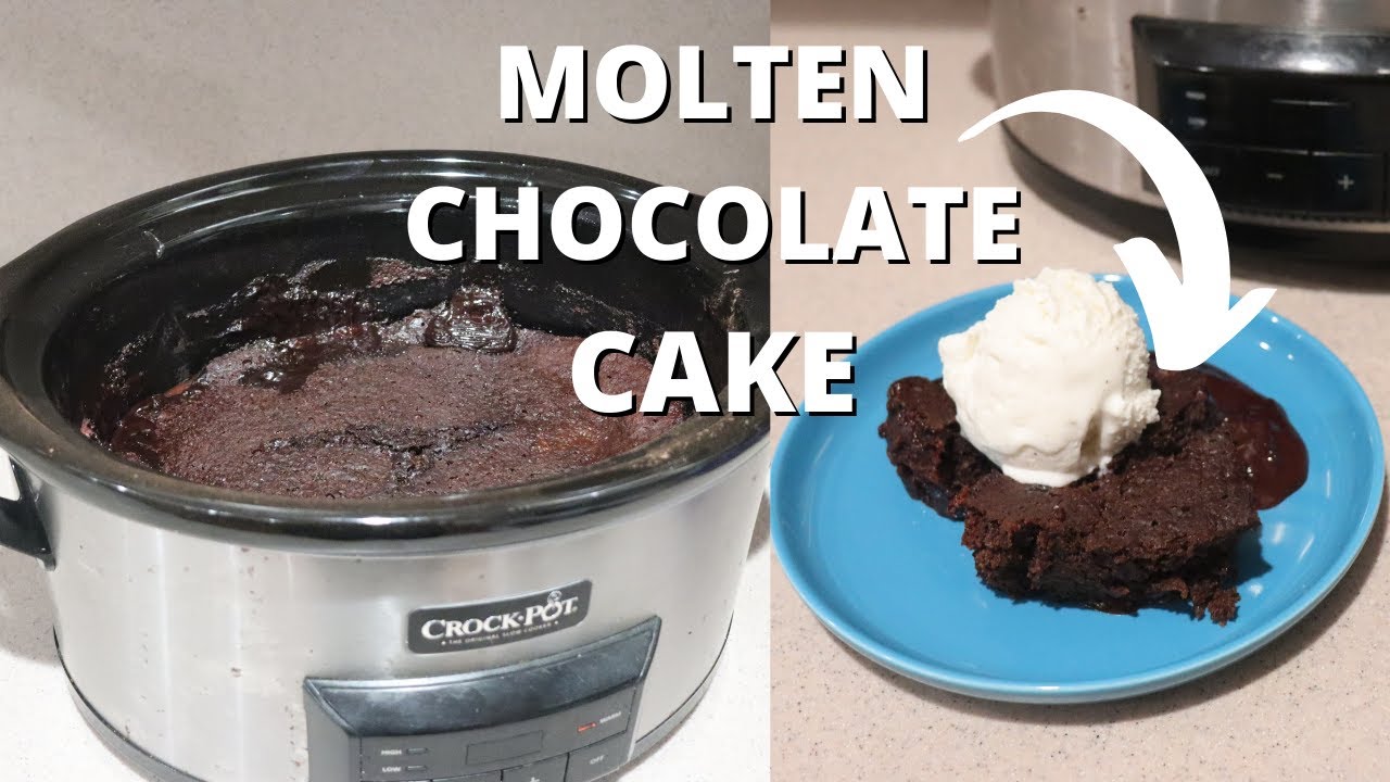 Slow Cooker Molten Chocolate Cake