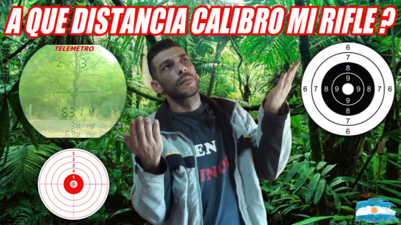 a que distancia calibro mi rifle? para disparo de precisión con calculadora balística CHAIRGUN