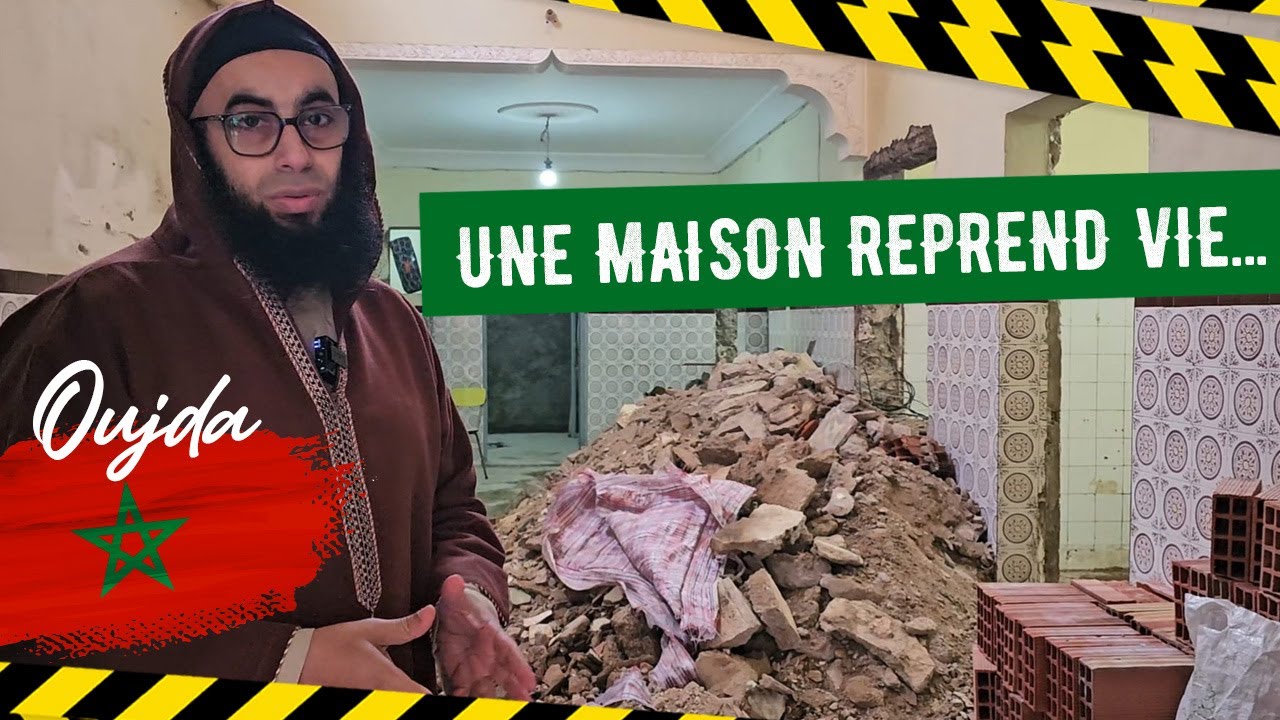 🏠 À Oujda 🇲🇦, une maison reprend vie… et une famille retrouve l’espoir