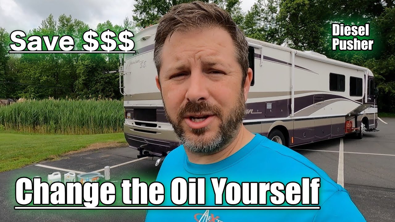 How to Change the Oil in Diesel Pusher RV Motorhome