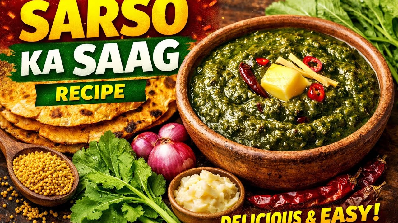 Lohri special sarso da saag! Happy Lohri 
