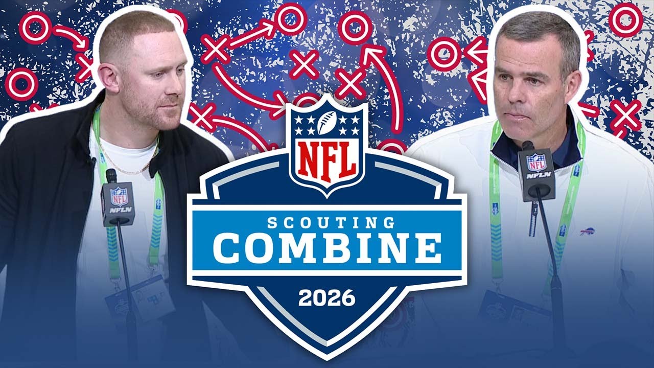 1-on-1 with Joe Brady & Brandon Beane at the 2026 NFL Combine as the Buffalo Bills offseason begins