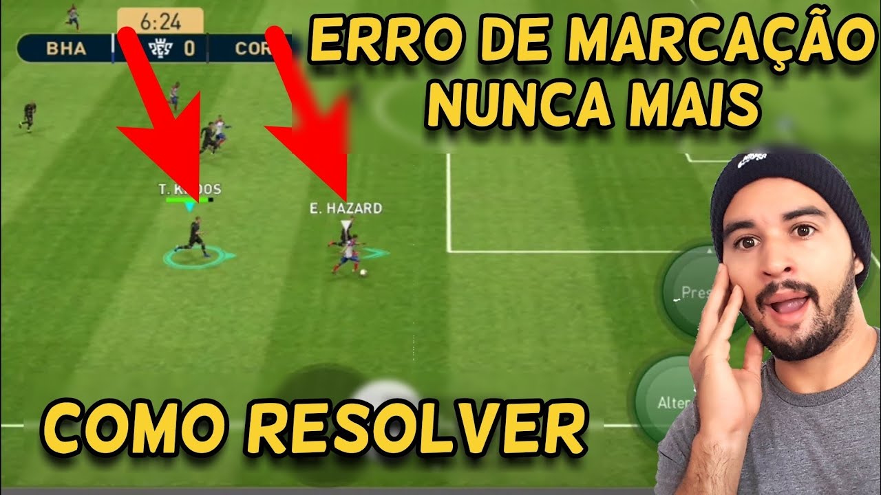 COMO RESOLVER O ERRO DE MARCAÇÃO NO PES 2019 MOBILE