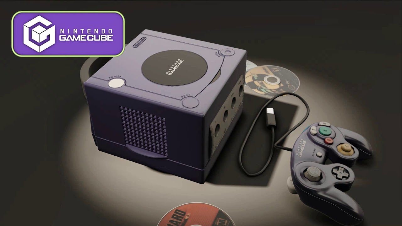 Cinema 4d NINTENDO GAMECUBE INTRO with U-Render