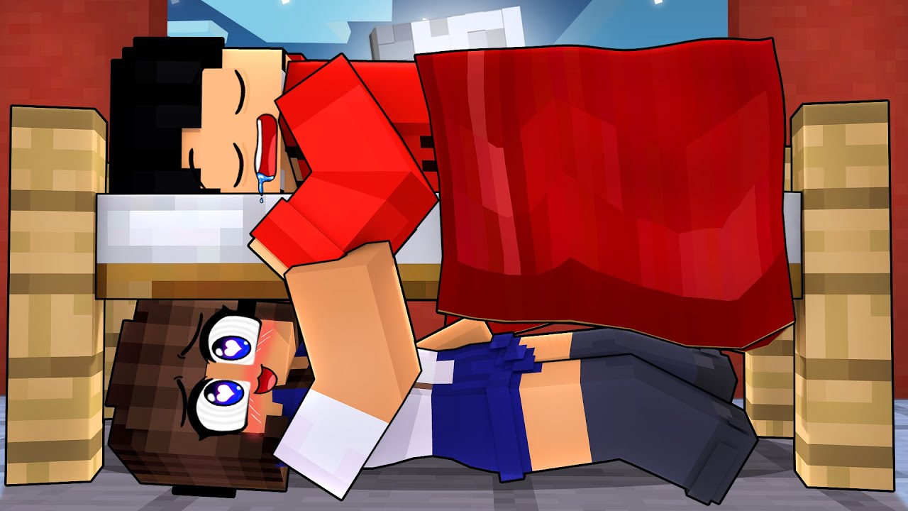UMA YANDERE na FESTA DO PIAJAMA só de MENINOS no Minecraft