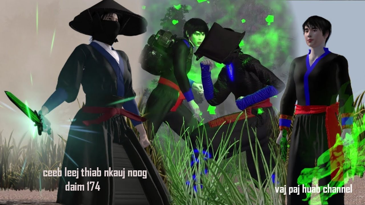 ceeb leej thiab nkauj noog daim 174, hmong movie 3d