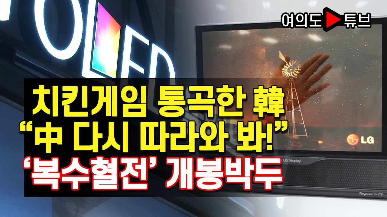 [여의도튜브] 치킨게임 통곡한 韓 “中 다시 따라와 봐!” ‘복수혈전’ 개봉박두 /머니투데이방송