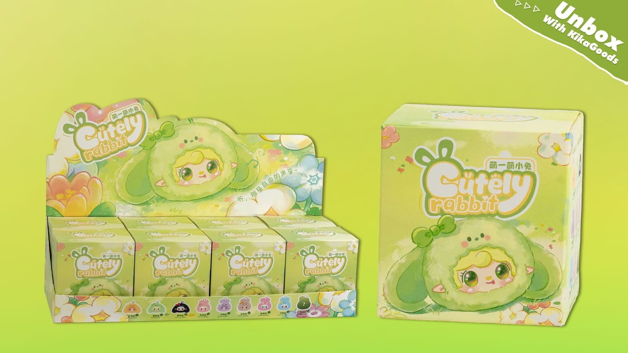 Unboxing Yooki Cutely Rabbit Series Plush Blind Box #kikagoods #asmr #doll #figure #cute #unboxing