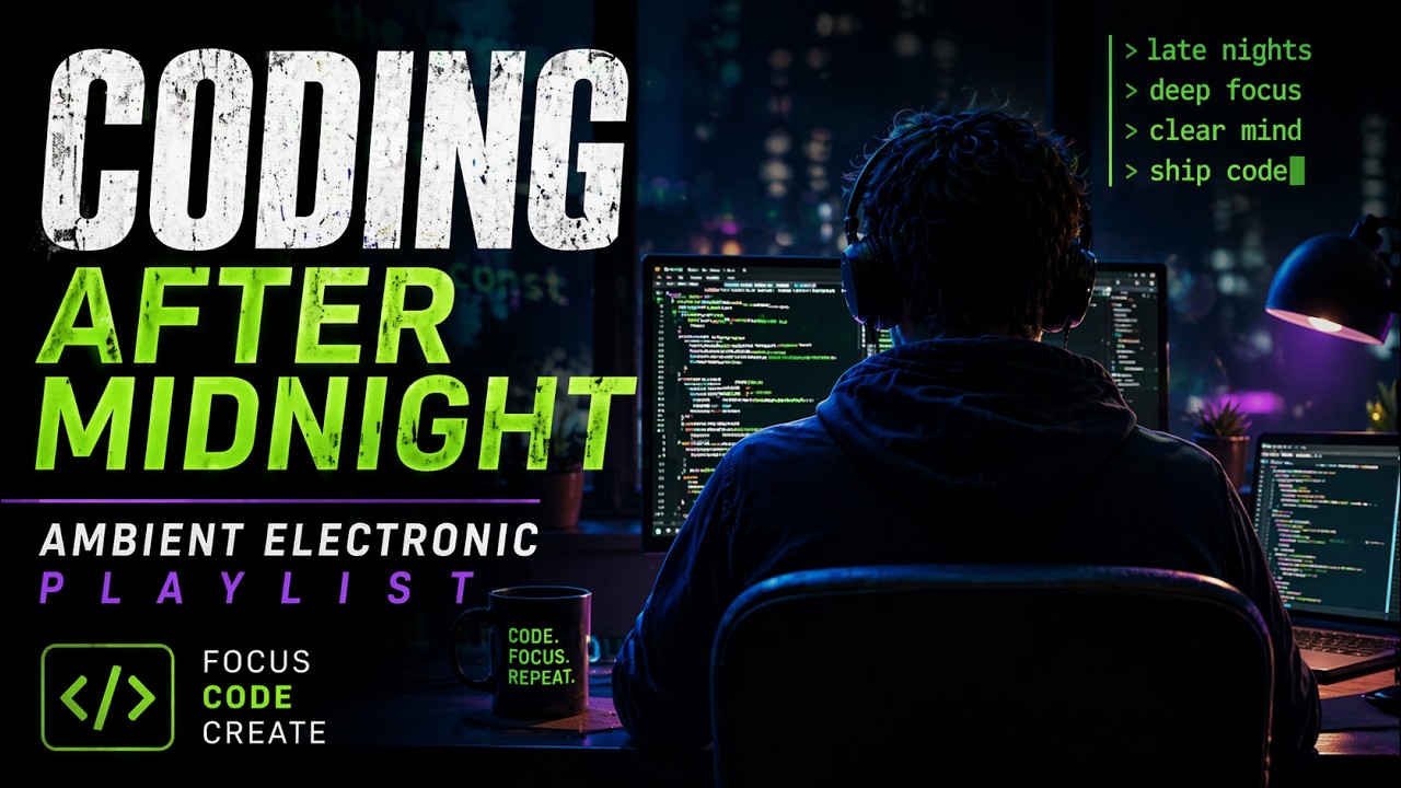 Coding After Midnight - Ambient Electronic Playlist