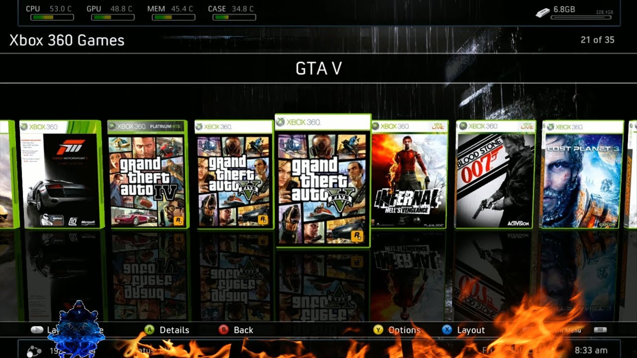 Showcase FSD FreeStyle Dash Game Layout RGH JTag Xbox 360