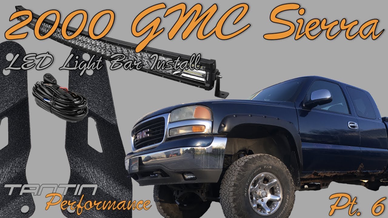 Gunner (2000 GMC Sierra) Gets a 52in LED Light Bar