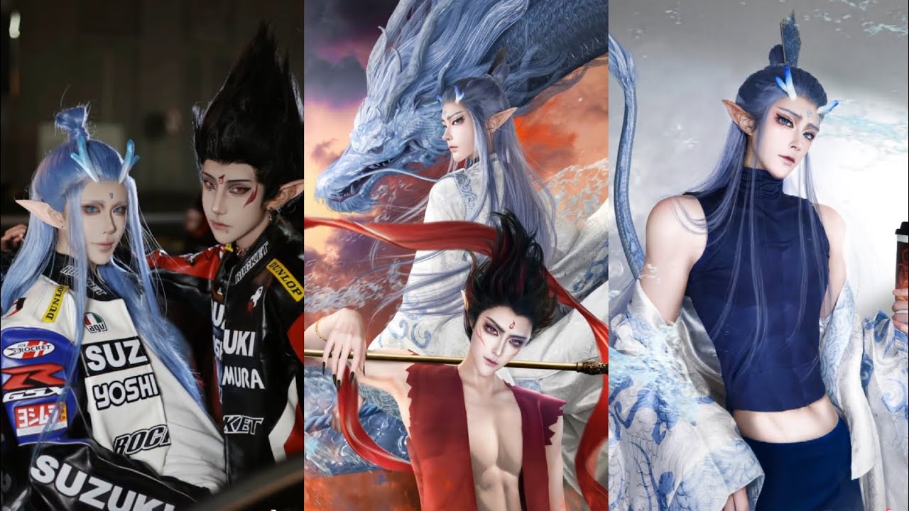 [Cosplay Boylove ] CP NaZha - AoBing❤💙(Na Tra - Ngao Bính_Ma Đồng Náo Hải ) #part6