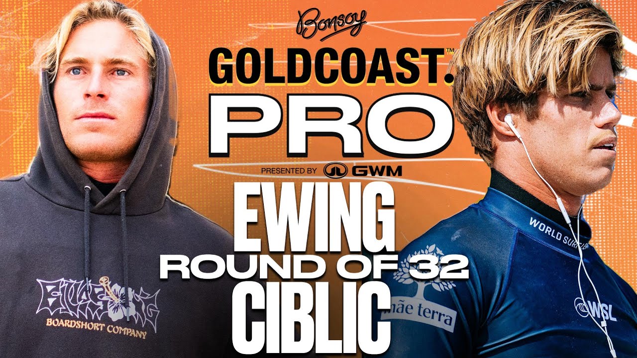 Ethan Ewing vs Morgan Cibilic | Bonsoy Gold Coast Pro presented by GWM 2025 - Round of 32