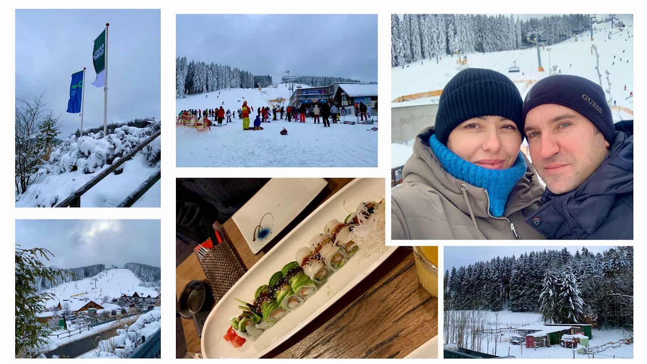 ВЛОГ🇩🇪 Горнолыжный курорт WINTERBERG!🎿⛷️ - зимняя красота! - японский ресторан - Жизнь в Германии