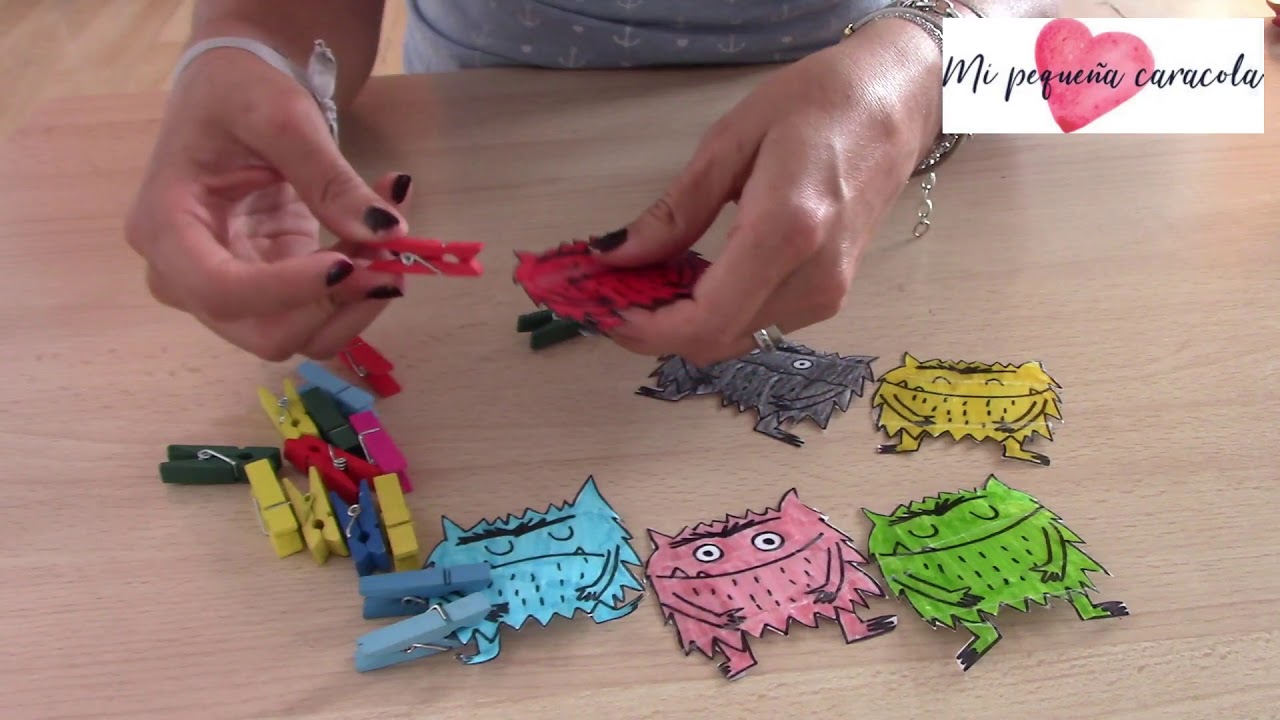 5 ACTIVIDADES INFANTILES para trabajar el cuento "EL MONSTRUO DE COLORES"