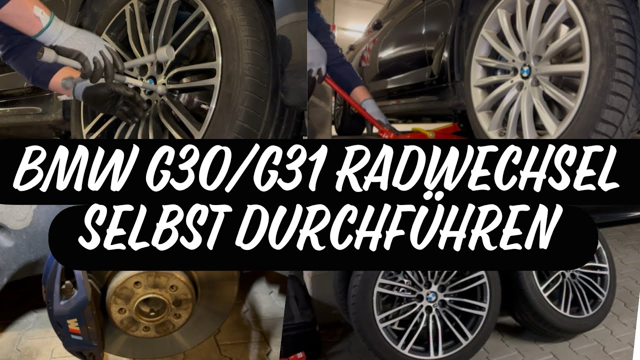 BMW G30/G31 Radwechsel selbst durchführen!