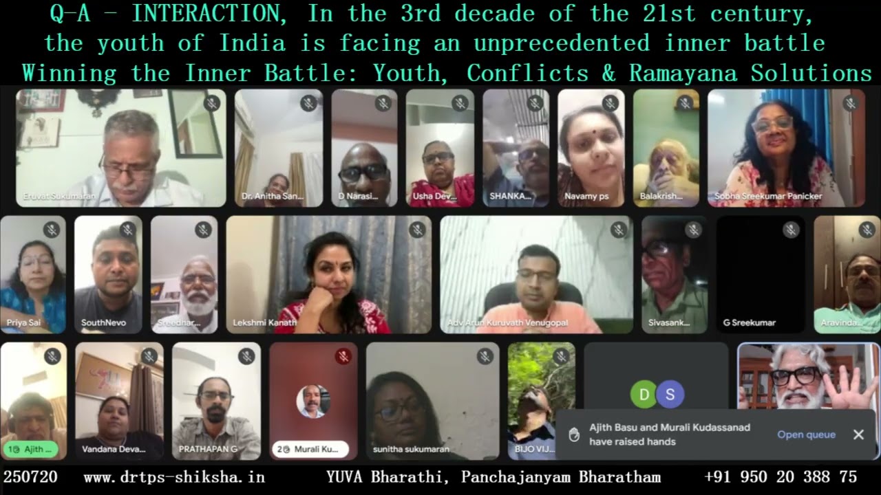 250720, INTERACTION, 321 WORLD, the youth of India is facing an unprecedented conflict, PJB, DrTPS