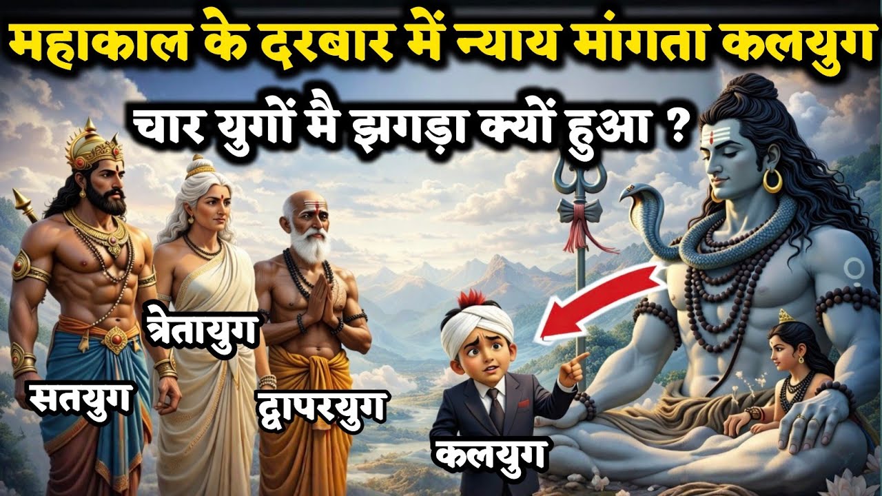 जब कलयुग ने महाकाल से मांगा न्याय | सतयुग, त्रेतायुग, द्वापरयुग का सच!चार युगों में झगड़ा क्यों हुआ 