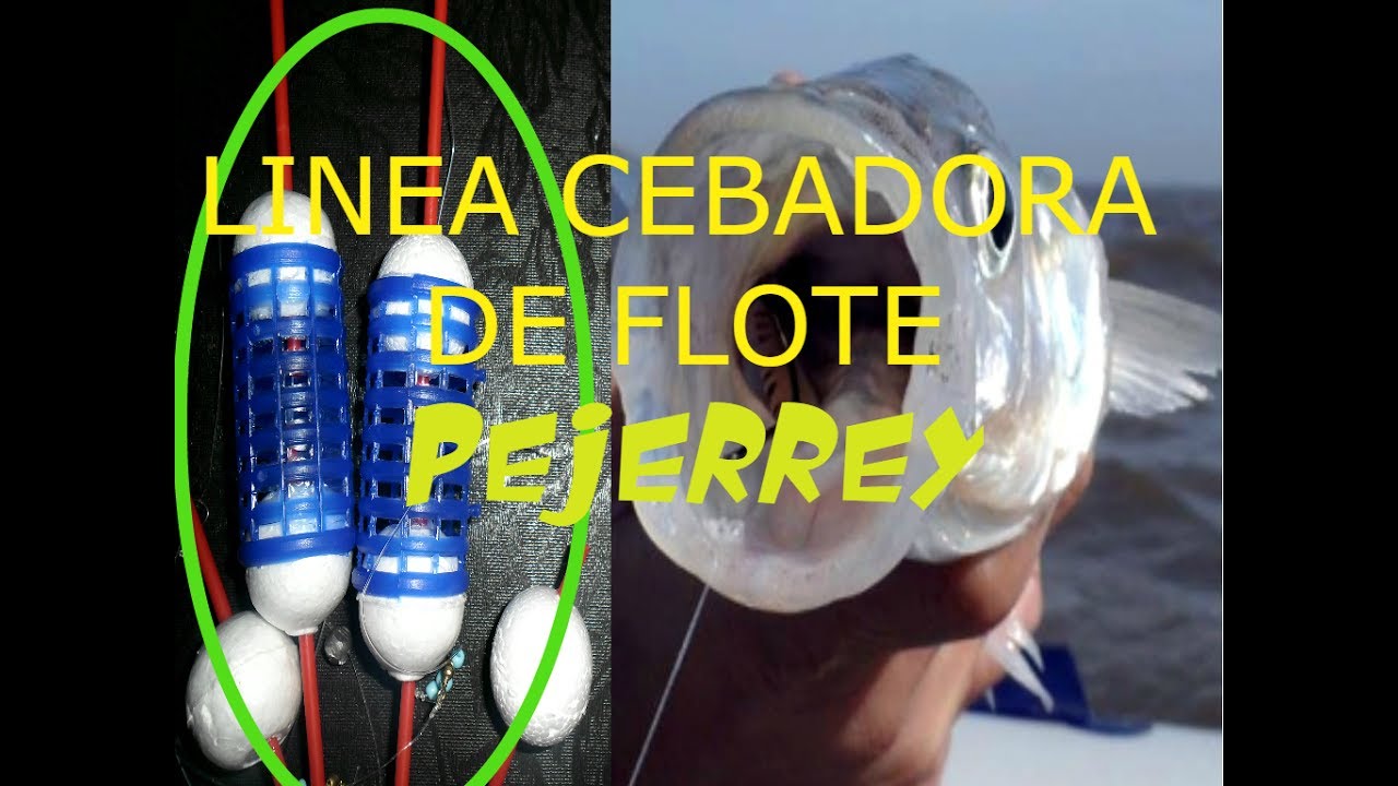 EXTRAORDINARIA linea CEBADORA para PEJERREY a FLOTE- ECONOMICA