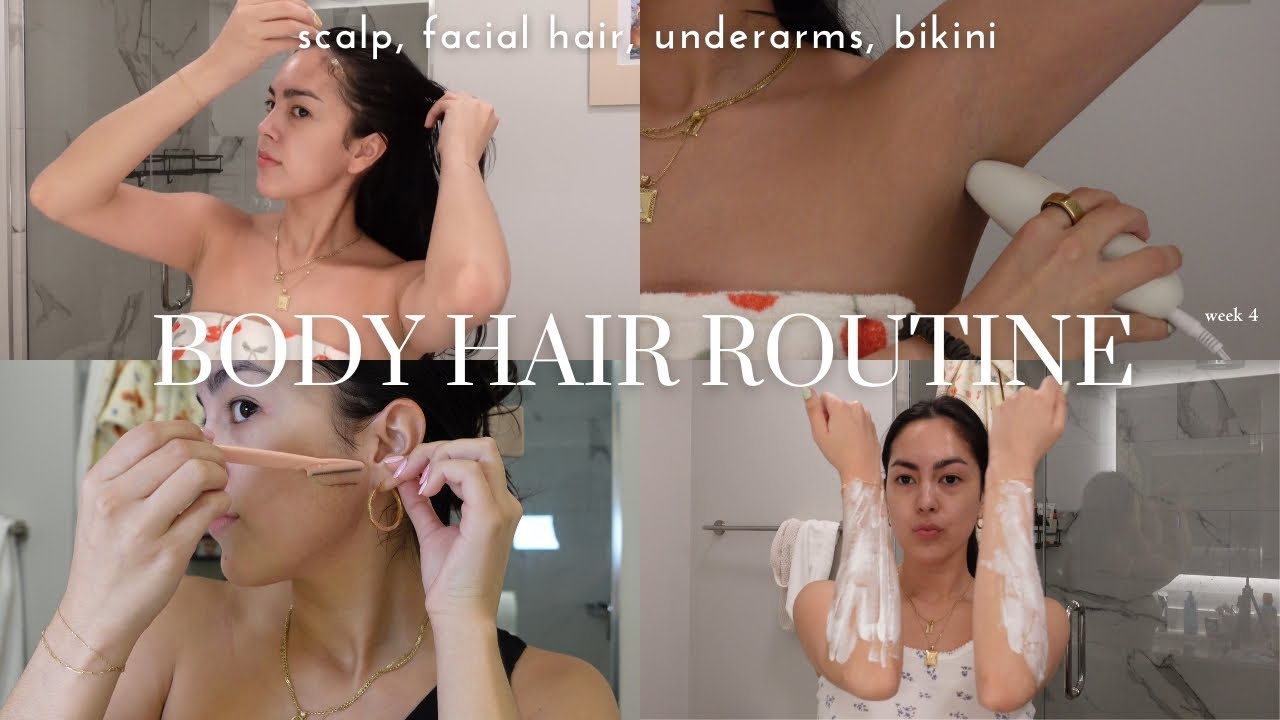 let's talk body hair | full BODY HAIR care routine