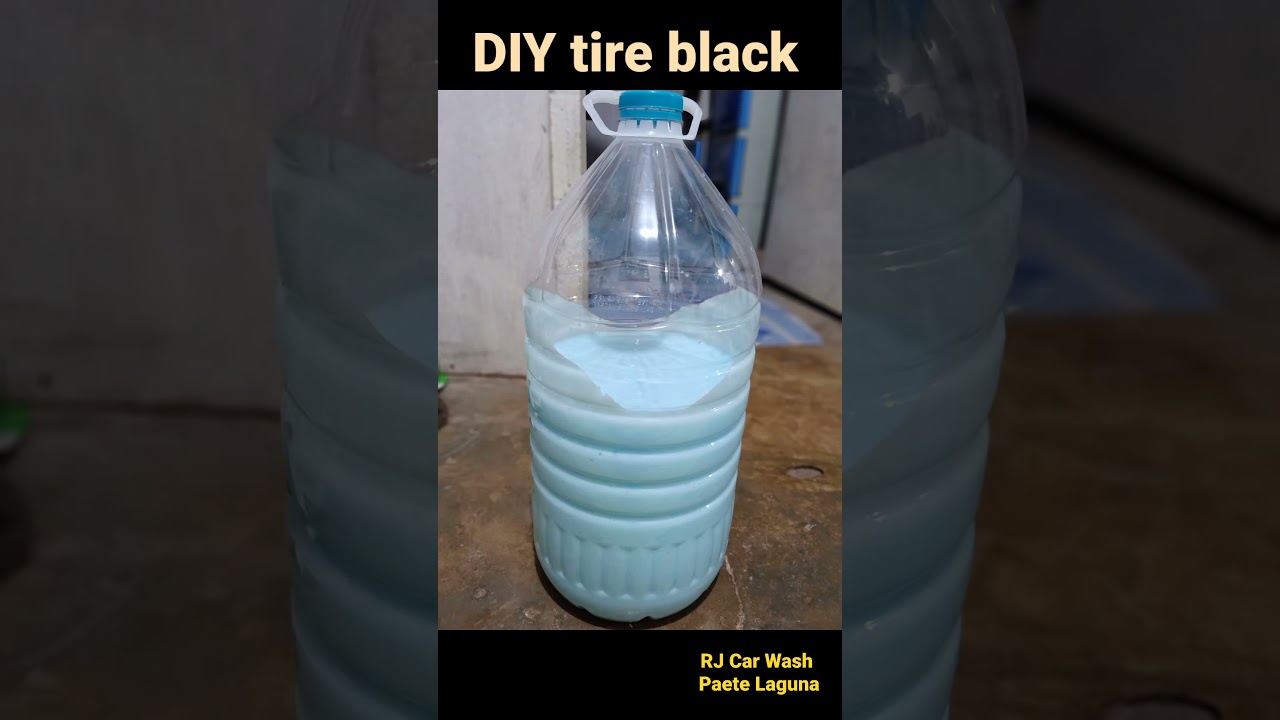 Do it yourself water base tire black.