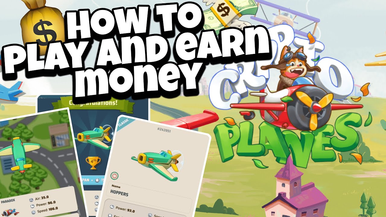 CryptoPlanes - How to start to play and earn money 💰 CPAN Tutorial