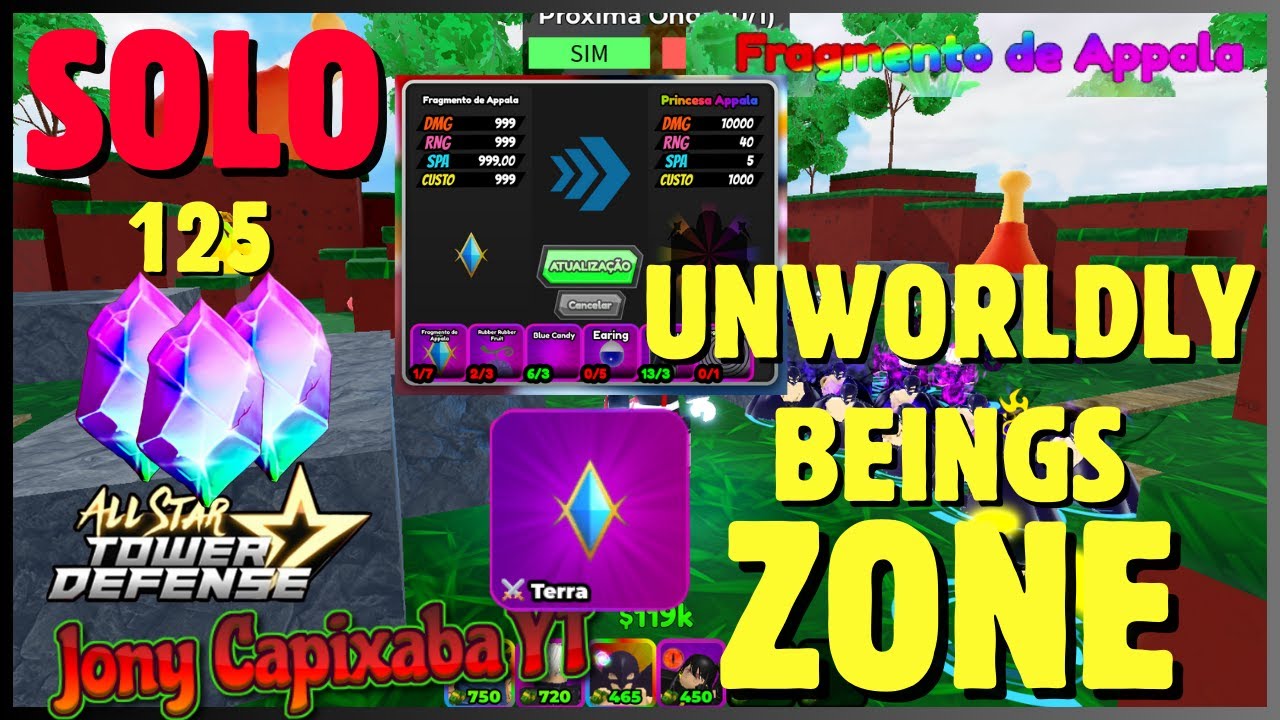 ZONE unworldly beings - ASTD- SOLO - APALA -FREE STAR DUST- ALL STAR TOWER DEFENSE