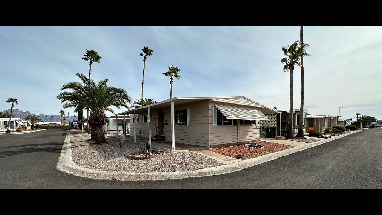 SOLD - 55+DOUBLEWIDE  - CORNER LOT - STEPS FROM POOL - APACHE JUNCTION, AZ. $44,900.
