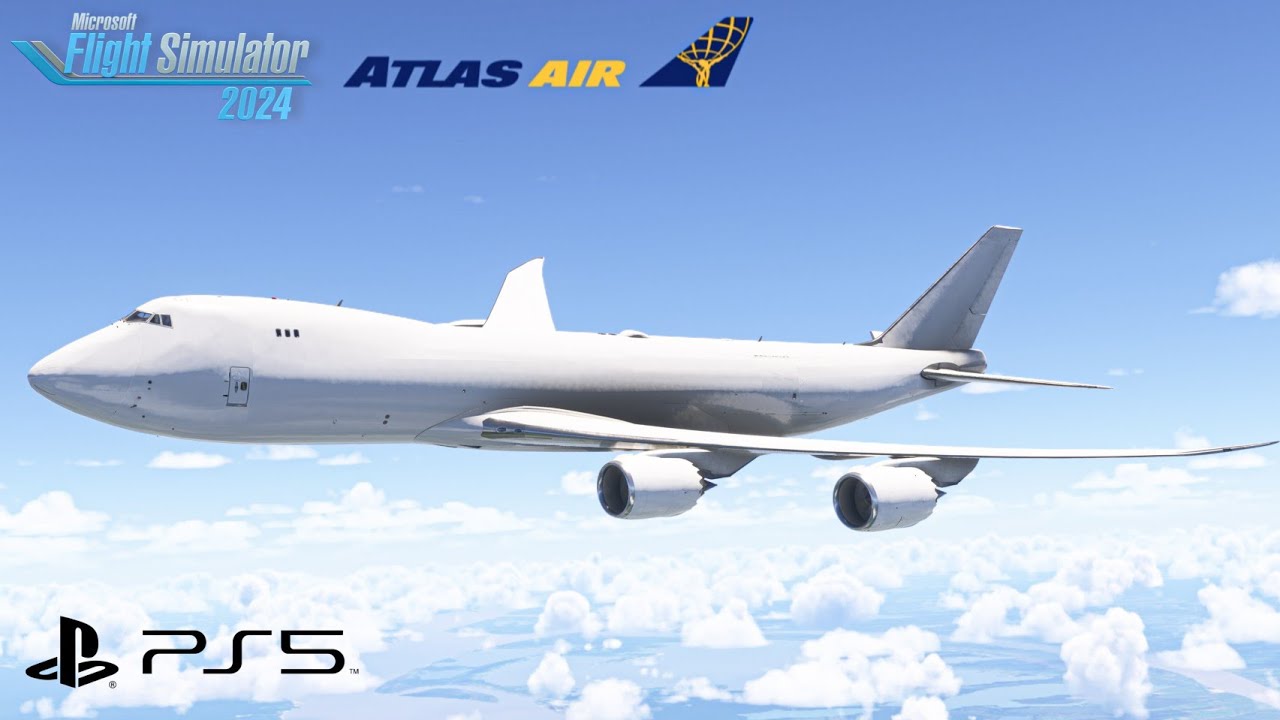 FULL FLIGHT - Atlas Air Boeing 747-8F - Manaus x Miami [Microsoft Flight Simulator 2024 PS5]