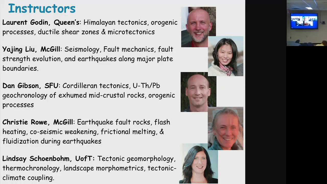 Anatomy of Fault Zones (lecture 1) - Overview of course - Laurent Godin - Queens Uni