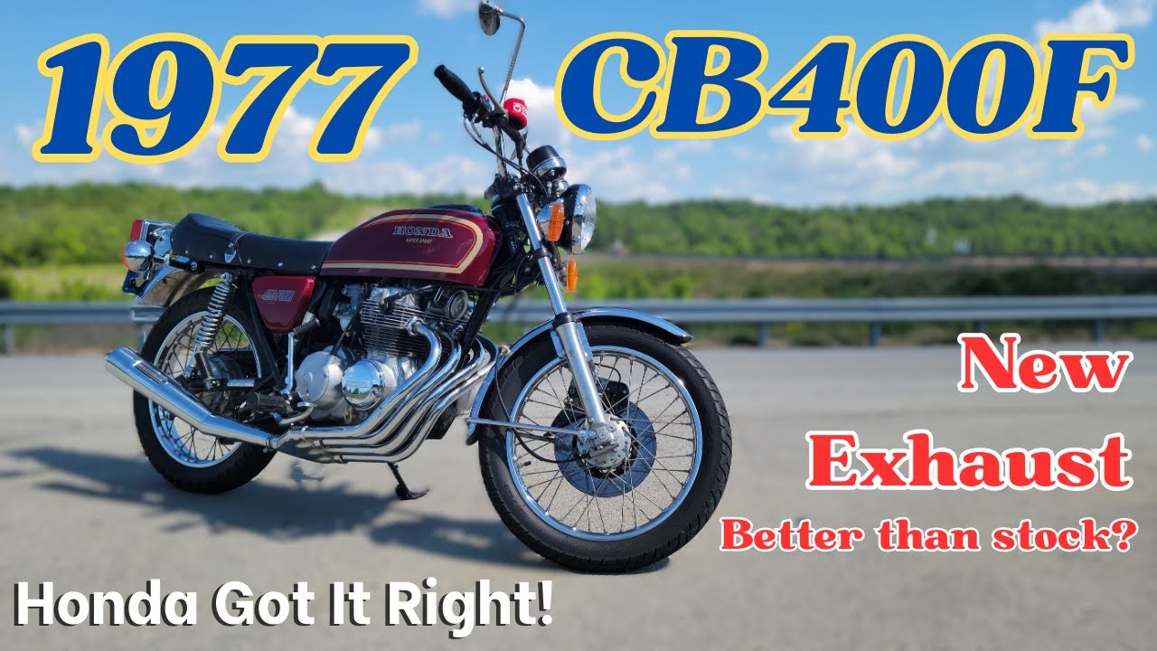 CB400 FOUR Gets New Exhaust, Chrome, And A Proper Thrashing On Back Roads!
