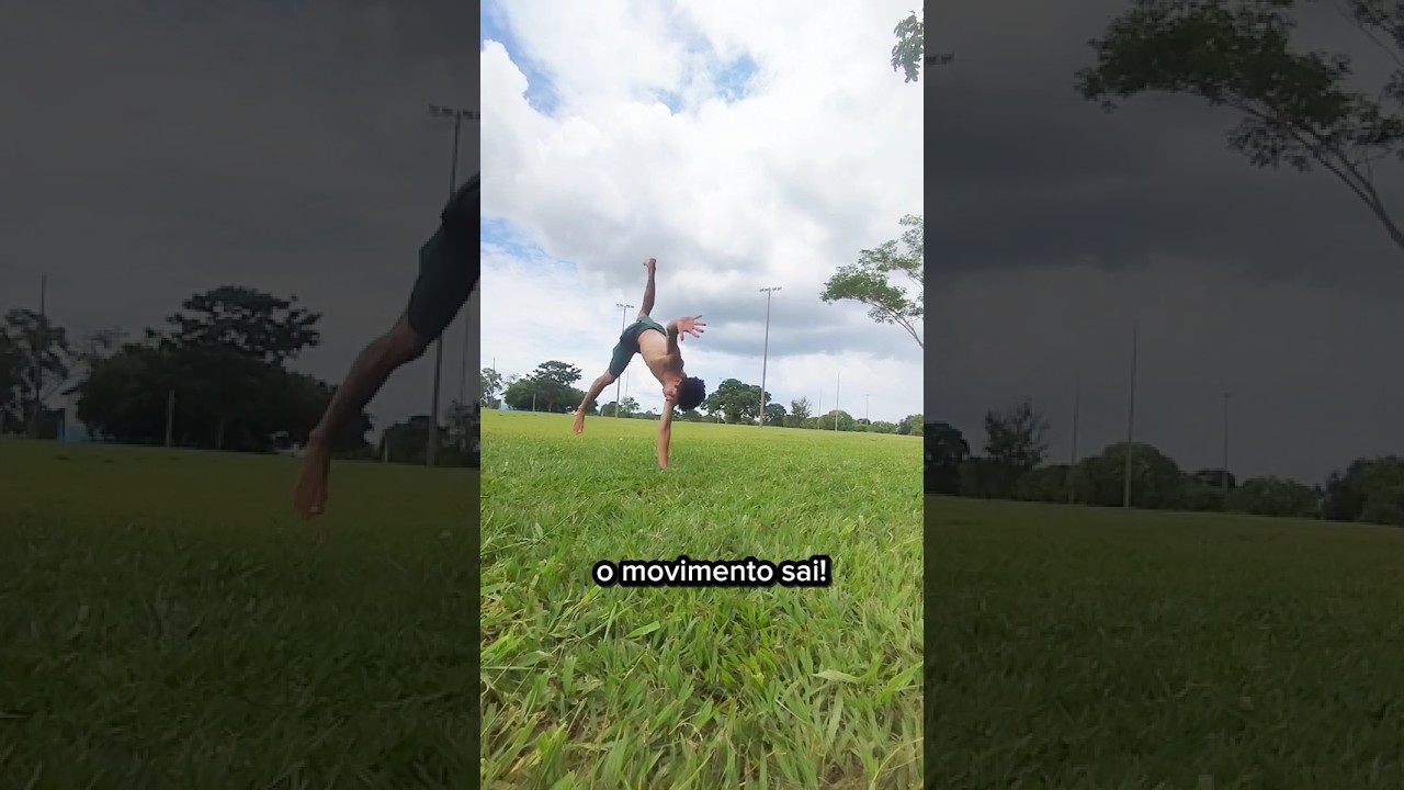 A base do au tran&ccedil;ado 🔥 #tutorial #capoeira #acrobatics #flow #capoeiralove #shorts #acro #floreio
